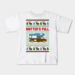 Shitters Full Ugly Sweater Kids T-Shirt